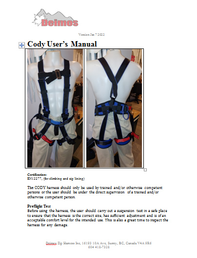 Cody Manual